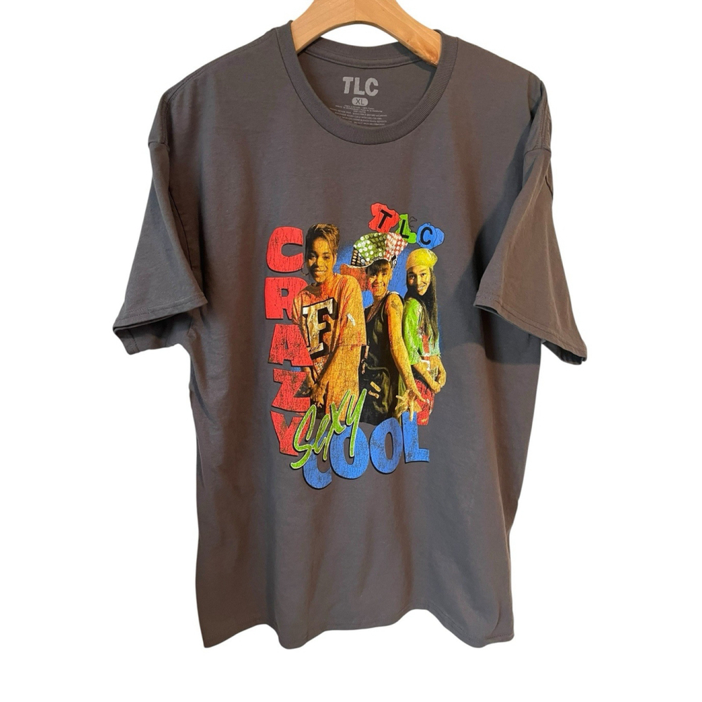 TLC T Shirt Gray Crazy Sexy Cool Graphics Adult XL
